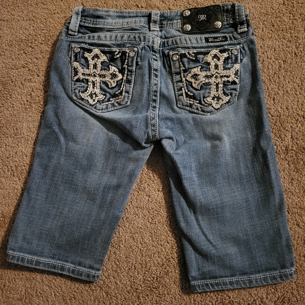 MISS ME girls jeans shorts size 14